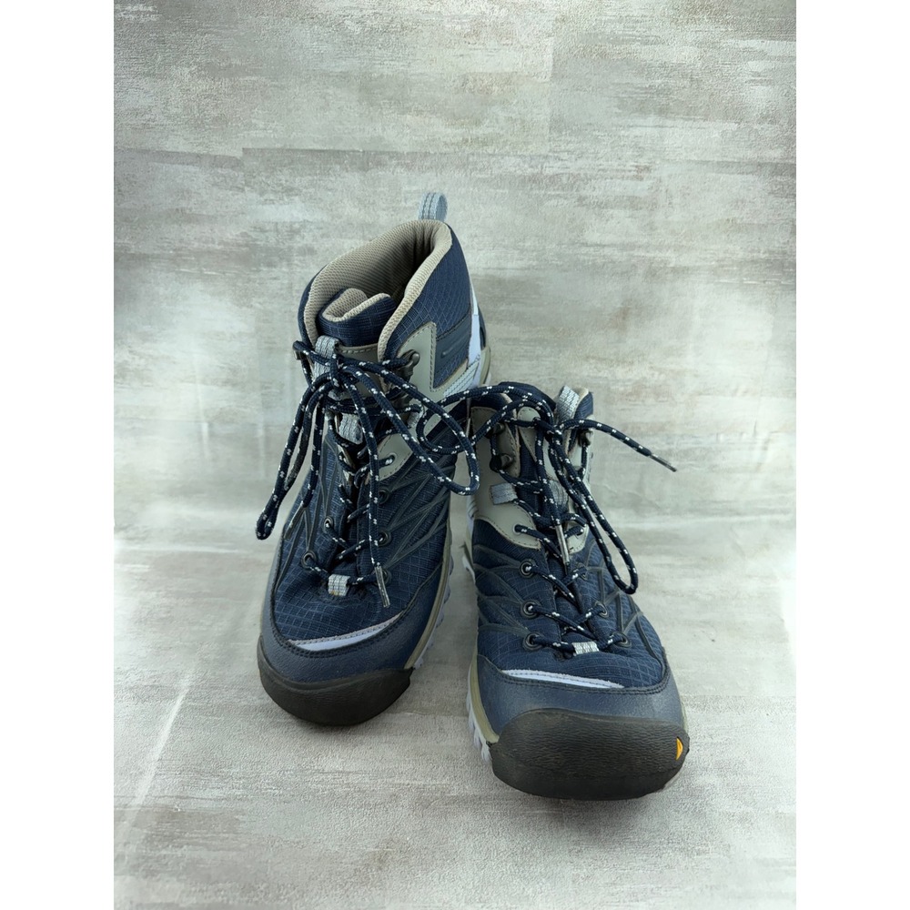 Keen Marshall Mid WP Waterproof Hiking Boots Navy Grey 1009544 Women Sz 9